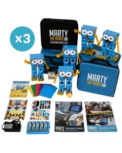 Large Class Bundle of 15 Marty the Robot V2s and STEM Accessories